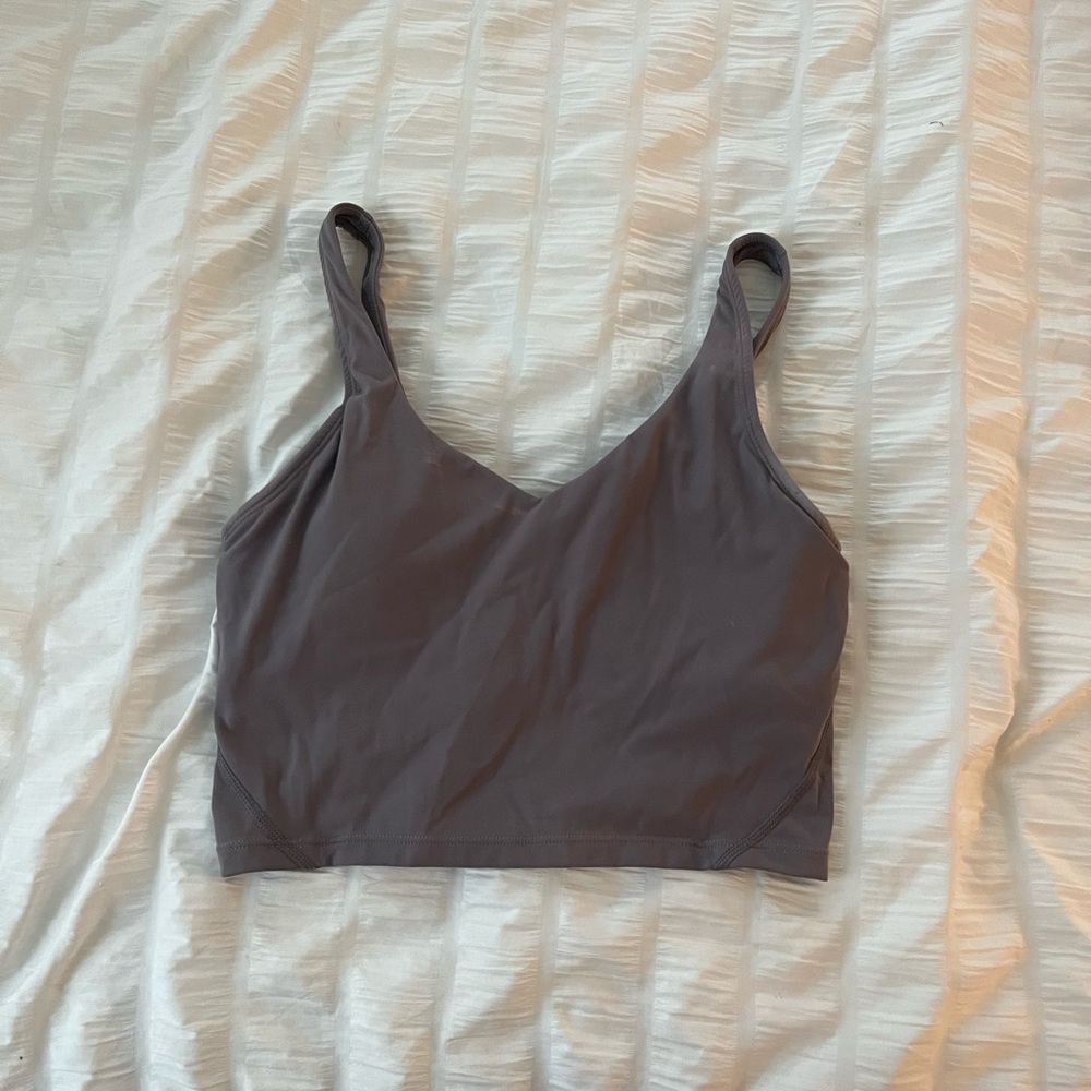 Purple workout top